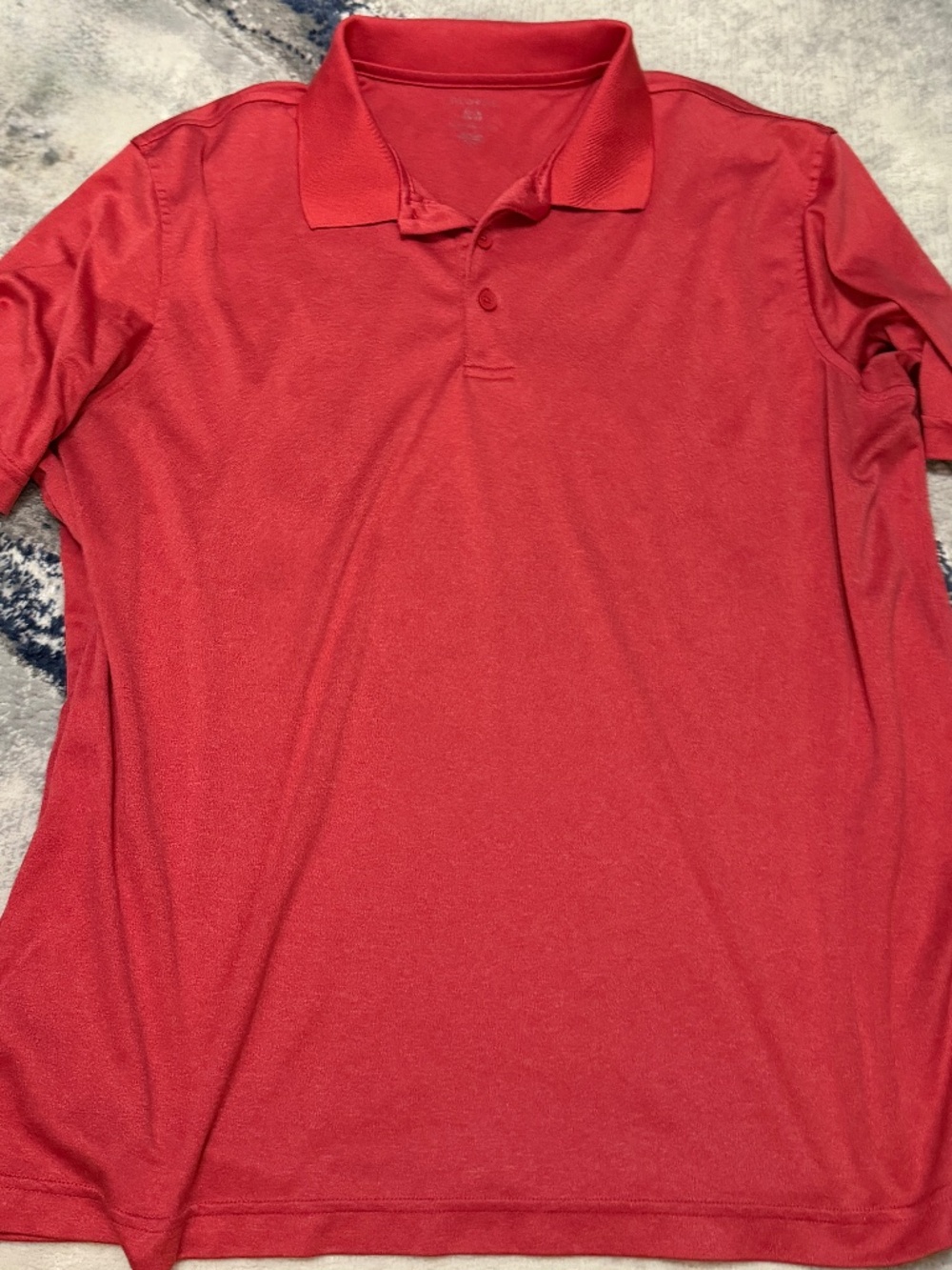 George Men's XL Red Short Sleeve Polo Shirt Golf Work